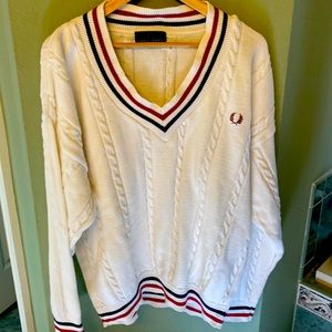 Classic Fred Perry Tennis Sweater